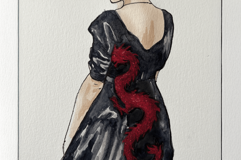 El vestido de terciopelo